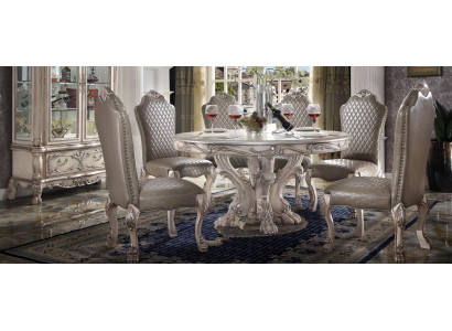 Tavolo rotondo da pranzo stile barocco italiano Arredamento mobili da tavola da pranzo.