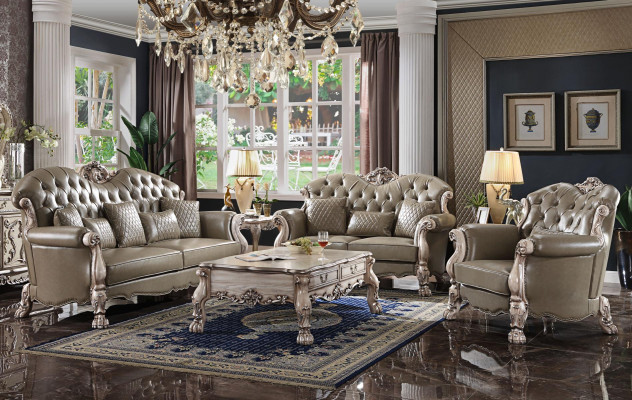 Barocco Chesterfield Set di divani classici Divano Mobili Composizione divano Divani Nuovi