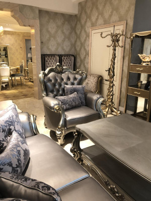 Divano 3+2+1 in pelle design Set divani imbottiti Sofà