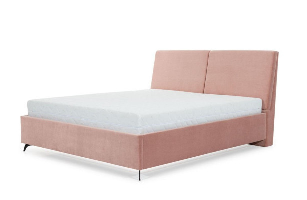 Letto rosa Camera da letto Mobili in legno Tessile Albergo Letti Stile art déco