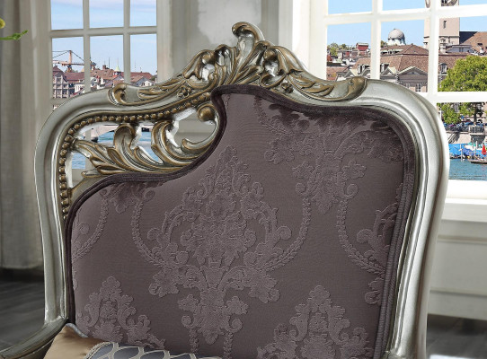 Trono Poltrona Reale Imbottita 1 Posto Stile Antico Sedie Singola Sedia Legno