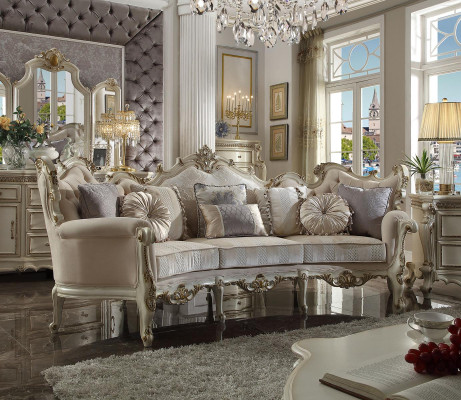 Set di divani 4 pezzi. Design divano set divani divano imbottito barocco rococò.