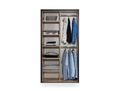 Armadio per abiti loft Armadio multifunzione in legno Armadio Armadi Mobili Marrone