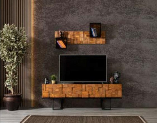 Mobile porta TV in legno moderno con cassetti, credenza, armadio e mobili 180 cm.