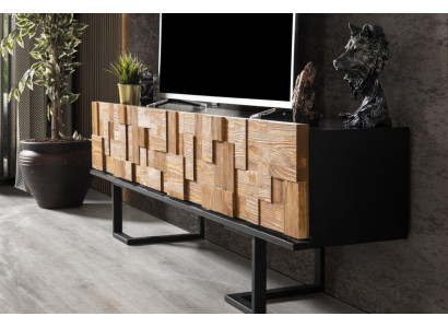 Mobile porta tv tavolino rtv in legno Mobili in legno vero Parete attrezzata Libreria Tavolino