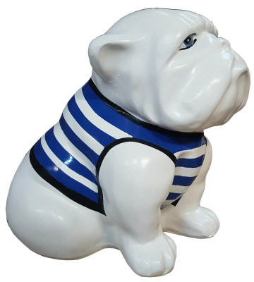 Colorata scultura astratta sculture statua decorativa figure cane da giardino