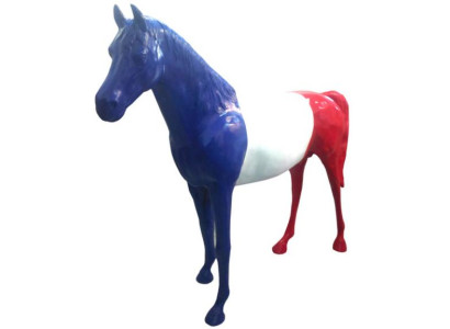 Statua di cavallo Francia Decorazione Statue Arte astratta xxl