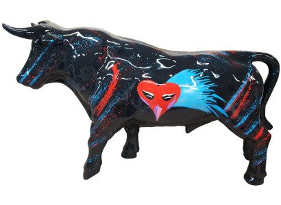 Statua decorativa Toro Statua decorativa Scultura Design astratto Figura Decorazione da giardino