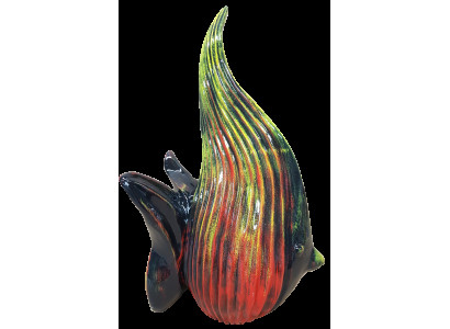 Designer di decorazioni per figure moderne. Statua di pesce da giardino. Sculture.