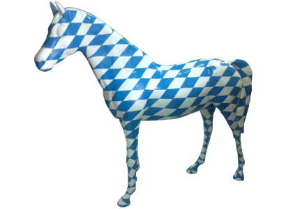 Cavallo Baviera Stemmi Decorazione Figure Astratto Statue Scultura Cavallo 190x225