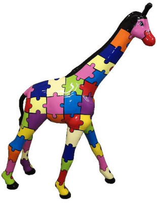 Scultura Design Astratto Statua Figure Colorate Dipinte a Mano Decorazione Statue Nuove