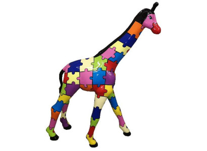 Scultura Design Astratto Statua Figure Colorate Dipinte a Mano Decorazione Statue Nuove