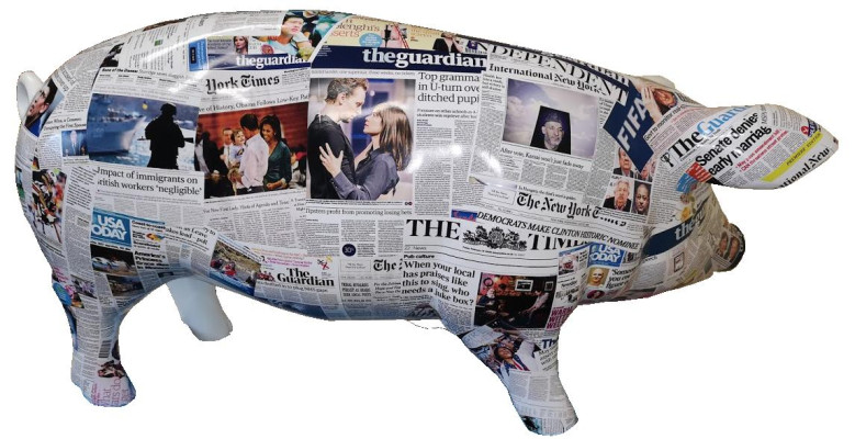 Sculture Design Casa Decorazione Statue Figure Astratte Maiale Statua Decorativa