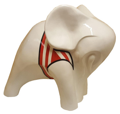 Decorazione Elefante Statua Astratta Figura Moderna Sculture da Giardino Decorative