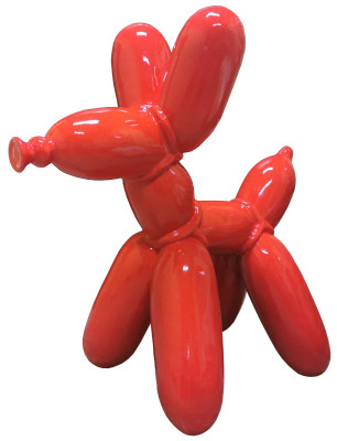 Designer di decorazioni, statua, figure moderne, sculture da giardino a forma di cane.