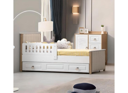Struttura letto per bambini 200 cm Letto per bambini Strutture letto in legno bianco
