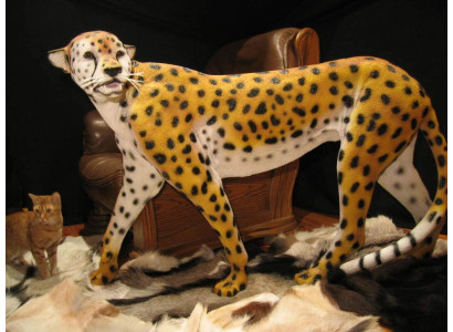 Arredamento per la casa Sculture astratte Design leopardo Statue Figure Decorazione della figura