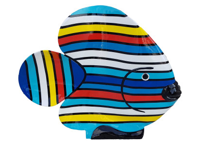 Astratto figura di pesce artigianale decorazione per la casa sculture statue figure.