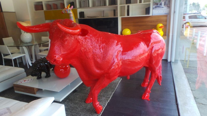 Designer Figura Astratta Figure Moderne Decorazione Toro Sculture da Giardino Nuove