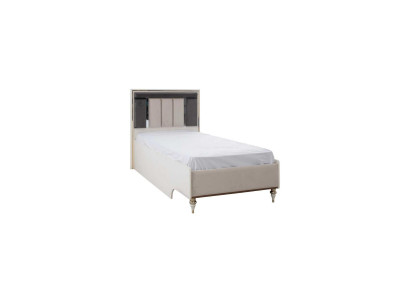 Letto per bambini Struttura del letto Letto 120cm Letti per bambini Tela beige