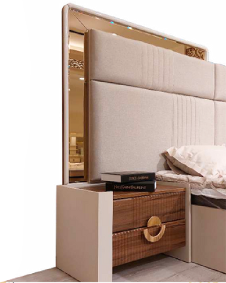 Camera da letto Mobili Moderni Set 6 pezzi Arredamento design Nuovo Letto matrimoniale