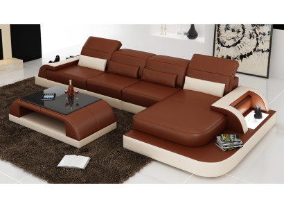 Divano Set rivestimento grande xxl divani divani divano divano angolare + tavolo