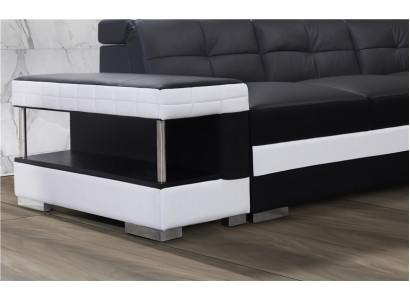 Divano a forma di U, divano ad angolo, set divano, imbottito, divani grandi XXL.