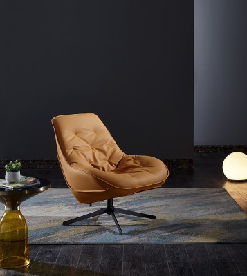 Design poltrona Lounge Club Sedia da televisione Sedie Relax Conferenza Ufficio Nuovo Metallo