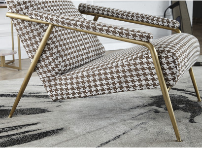 Poltrona Design Divano Divano Relax Tessuto Lounge Lusso Club TV Poltrona Sitzer
