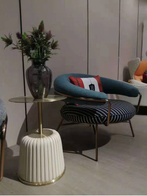 Design Poltrona Sedia di lusso Imbottita Cocktail Relax Bar Lounge Club Sedie Mobili