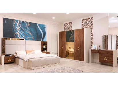 Mobile guardaroba moderno per la camera da letto, arredo nuovo, mobili di design.