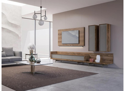 Mobili soggiorno porta TV completo parete attrezzata cornice TV arredo di design