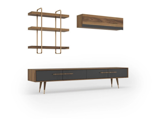 Moderni mobili TV design parete soggiorno salotto mensola lusso armadietto da parete