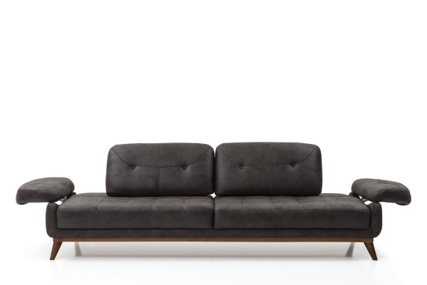 Set di design per il soggiorno elegante, divano a tre posti e poltrona moderna 2 pezzi