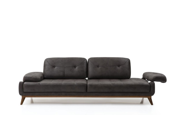 Set di design per il soggiorno elegante, divano a tre posti e poltrona moderna 2 pezzi
