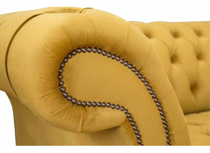 Chesterfield set divano 2+1 posti design moderno.