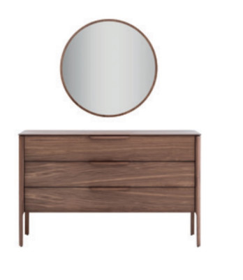 Comò con specchio Moderno comò con specchio Design di lusso Comodini