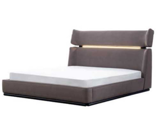 Moderno set da camera da letto 6 pezzi letto 2 comodini comò con specchio