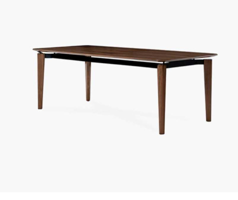 Sala da pranzo moderna: credenza, 6 sedie con tavolo da pranzo set di design di lusso.