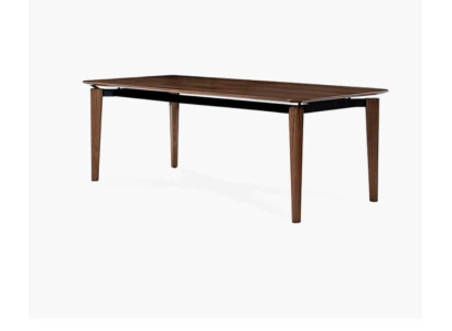 Sala da pranzo moderna: credenza, 6 sedie con tavolo da pranzo set di design di lusso.