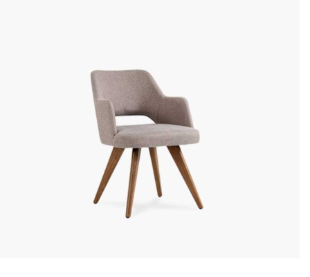 Sala da pranzo moderna: credenza, 6 sedie con tavolo da pranzo set di design di lusso.