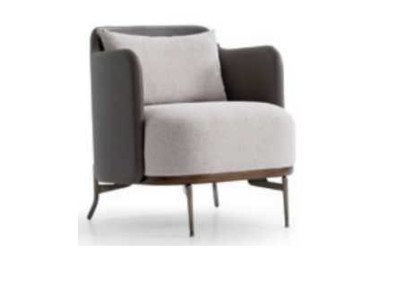 Poltrona Imbottita Posto a Sedere Design Moderno Lounge di Lusso Mobili Soggiorno Divani