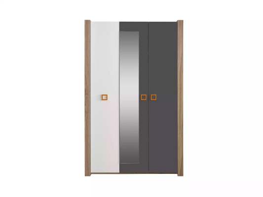 Armadio per bambini Armadio Mobili per bambini Camera da letto in legno Grigio