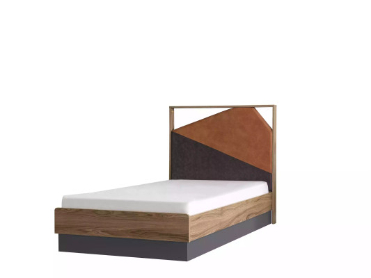 Letto per bambini 100 cm Cornici letto in legno Camera per bambini Grigio
