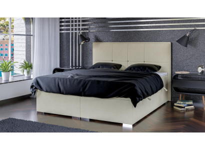 Camera da letto Letto Imbottitura Tessuto Design Lusso Mobili Letto Matrimoniale Letto Boxspring