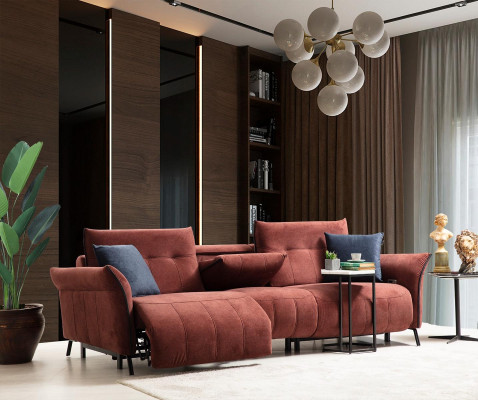 Divano design Salotto Nuovo Divano imbottito a quattro posti Moderno Arredamento