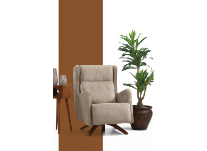 Poltrona monoposto, design per il salotto, mobili moderni, poltrona imbottita.