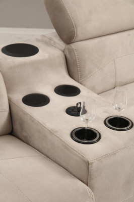 Divano moderno design nuovo lusso tessuto imbottito per il soggiorno.