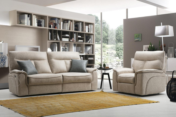 Set di divani design 3 pezzi Moderno Arredamento salotto completo