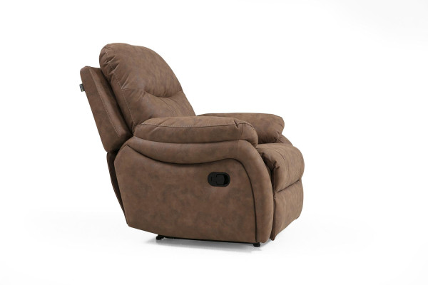 Poltrona da soggiorno relax lusso design moderno mobili imbottiti tessuto